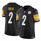 Men & Women & Youth Pittsburgh Steelers #2 Justin Fields Black F.U.S.E. Vapor Untouchable Limited Football Stitched Jersey,baseball caps,new era cap wholesale,wholesale hats